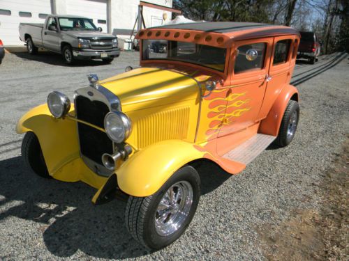 1930 ford model a - hot rod - 302 v8 - 4 speed - all steel - power windows -fast
