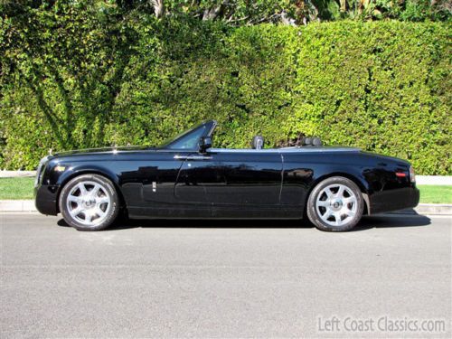 2010 rolls royce phantom drophead coupe convertible triple black