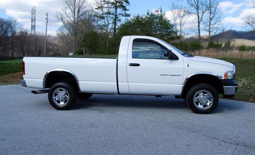 2003 dodge ram 2500  5.9 l  diesel 6 speed 4x4 long bed rust free north carolina