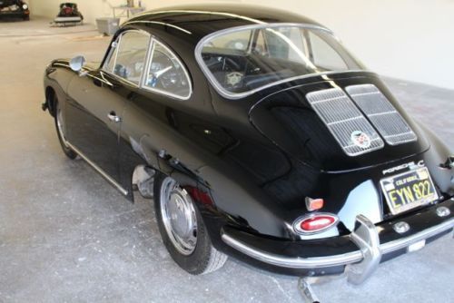 1965 porsche 356 last year of the 356 matching 2 owner car black california car