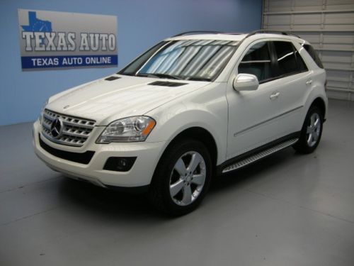 We finance!!  2009 mercedes-benz ml350 4matic roof nav heated leather texas auto