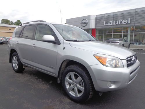 2007 rav4 limited 2.4l 4 cylinder 4wd power sunroof heated seats carfax video