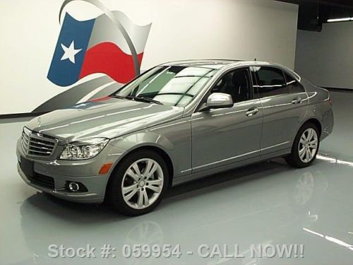 2009 mercedes-benz c300 luxury 4matic awd sunroof 17k texas direct auto