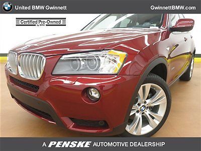 Xdrive35i low miles 4 dr suv automatic gasoline 3.0l straight 6 cyl engine v red