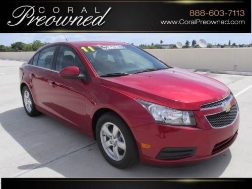 11 chevy cruze lt 1 owner florida driven low miles turbo warranty 2010 2012