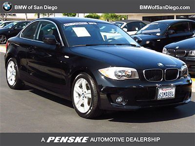 128i 1 series low miles 2 dr coupe 6-speed gasoline 3.0-liter dual overhead c je
