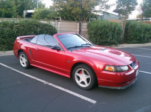 2000 ford mustang gt convertible one owner many new parts perfect condition ca