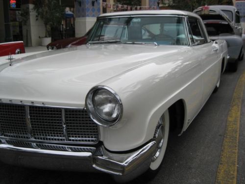 1956 continental mark ii white with white/blue interior! over $60k invested!