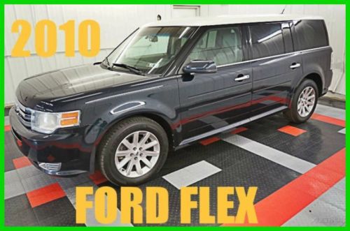 2010 ford flex sel awd loaded one owner three rows leather 80+photos like new