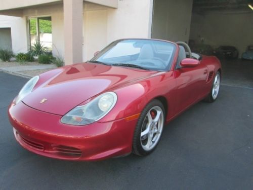 2003 porsche boxster s  6-spd low miles