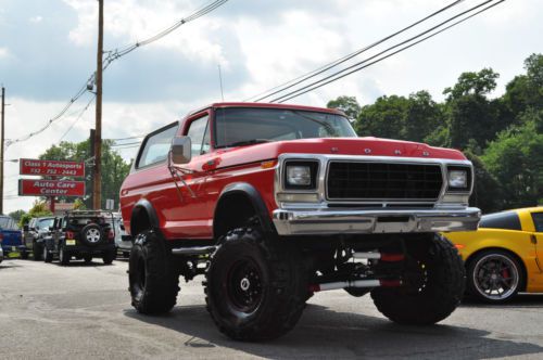 1979 ford bronco 4-speed big block lifted monster truck must sell no reserve