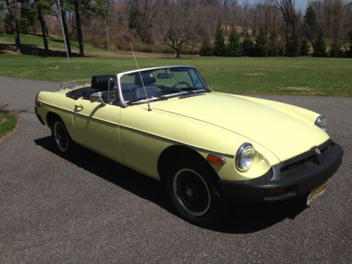 1974 mgb convertible, 74,900 miles