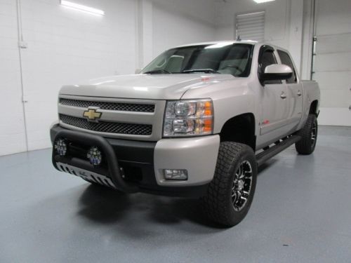 07 chevy silverado 1500 ltz gray 4x4 heavy duty suspension package running board