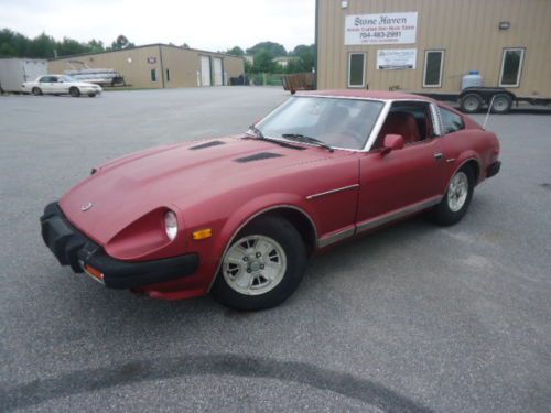 1980 datsun 280zx 5 speed 2 seater hardtop/running &amp; driving project car!!!!!!