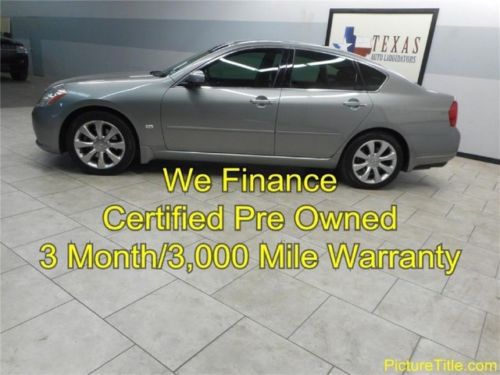 07 m35 leather heated cooled seats sunroof certified warranty we finance texas