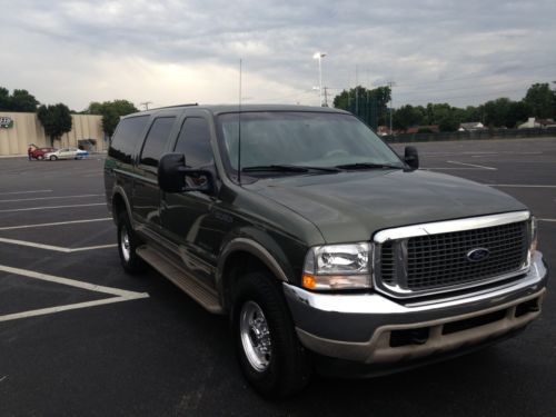 2000 ford excursion limited 7.3 powerstroke, rear air, 4x4, factory cd changer