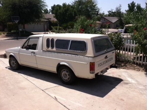 1982 vw rabbit pickup  diesel  project vehicle  low reserve