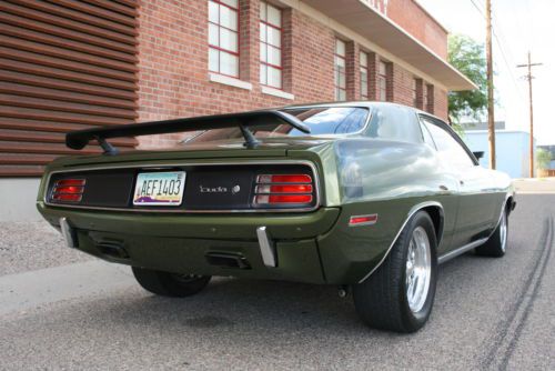 1970 cuda 383 4 speed #&#039;s matching rust free az car. stunning restoration