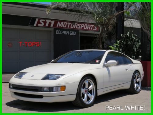 1992 nissan 300zx t tops leather manual pearl white no reserve super sharp fl