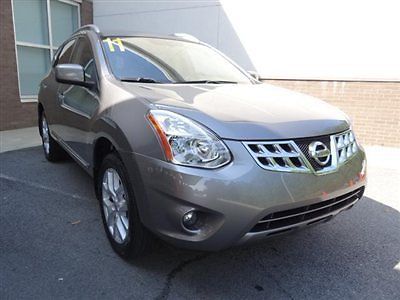 Nissan rogue awd 4dr s low miles suv automatic gasoline 2.5l 4 cyl brilliant sil