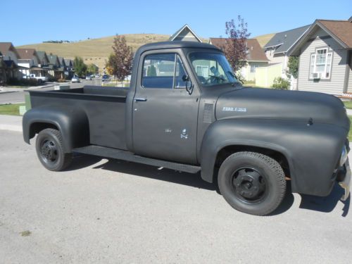 Ford f-350 1954 classic v8 4 speed trans  nice project truck