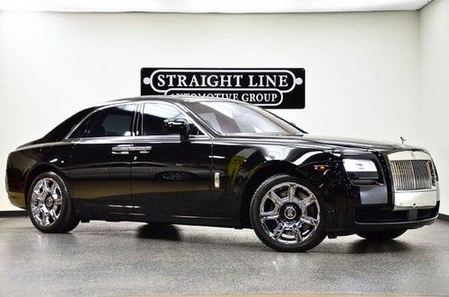 2011 rolls royce ghost black with red leahter rear dvd