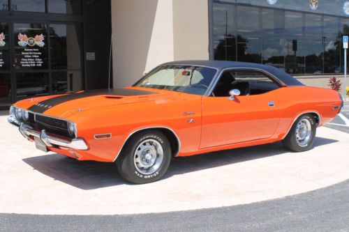 1970 dodge challenger r/t 383 4-speed hemi orange movie car! vanishing point