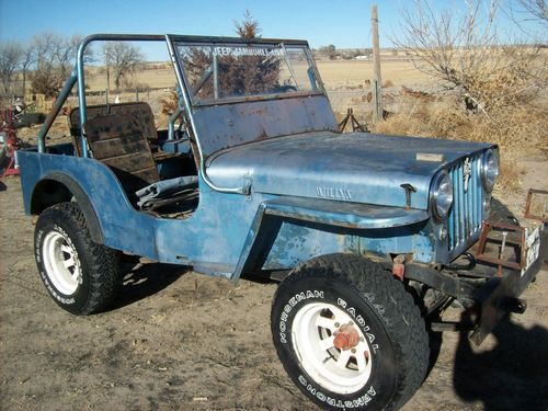 1947 willys  jeep  cj2a  runs  great with fact back seat and parts jeep