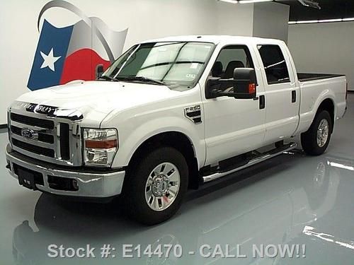 2008 ford f-250 crew 6.8l v10 side steps tow 18k miles texas direct auto