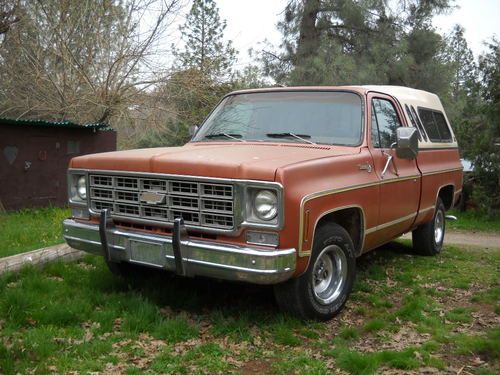1977 chevy silverado classic shortbed 2wd , 350, auto .clean with original paint