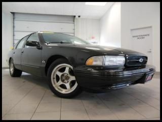 1995 chevy impala ss, leather, lt1 5.7l v8, clean carfax, black, fully serviced