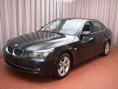 Clear carfax one owner 528xi cold premium leather nav xenon inspected warranty