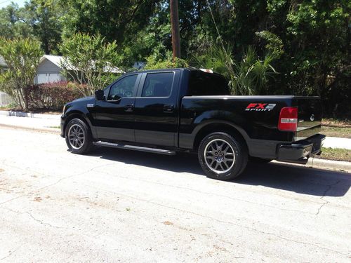 2008 ford f-150 fx2 crew cab - black beauty!! - great price!  extras!