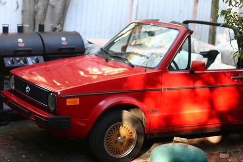 1987 vw cabrio low miles (68k), ac, automatic, great shape