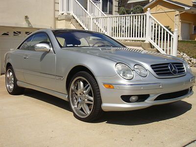 Cl600 sport v12 coupe navigation clean carfax leather heated/cold seats rims