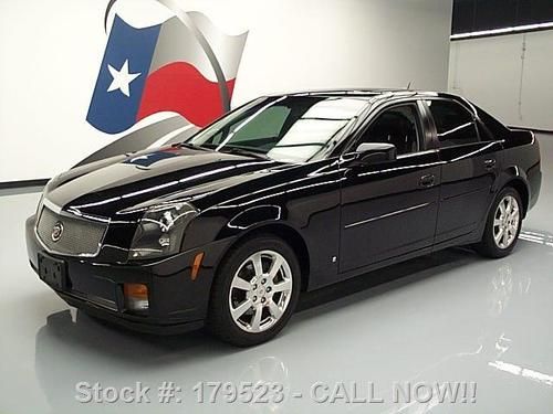 2007 cadillac cts heated leather sunroof navigation 52k texas direct auto