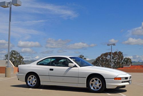 One owner 1991 bmw 850ci coupe only 66,180 miles california car and minty!