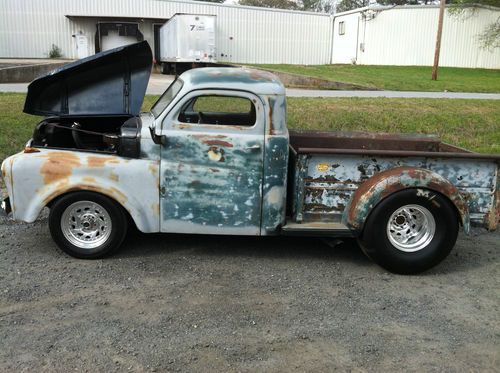 No reserve 1948 dodge pickup truck rat rod 355 engine custom frame racing wheels