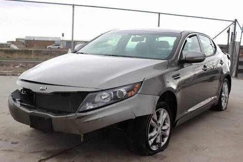 2013 kia optima lx damaged non repairable economical only 5k miles will not last