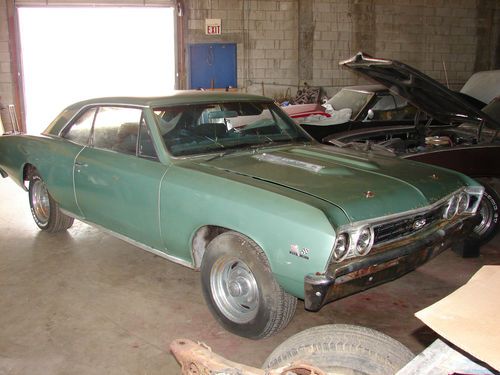 1967 67 chevrolet chevy chevelle ss 396 hardtop 4 speed real 138 car disc brake