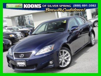 2011 lexus is 250 awd-navigation! sunroof! leather! loaded!excellent condition!
