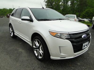 Ford edge sport fwd repairable salvage title rebuildable repairable light damage