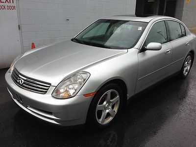 Rare sporty 6speed g35 with nav**bose**leather heated**sunroof**vented brakes***