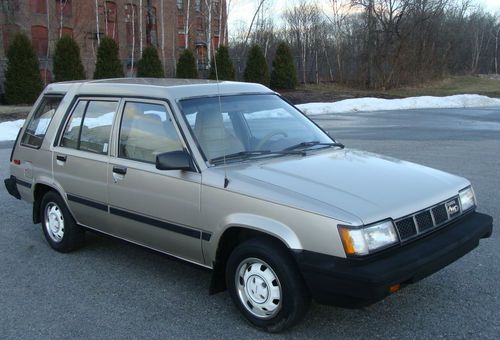 1987 toyota corolla tercel awd wagon - automatic - excellent cond only 86k miles