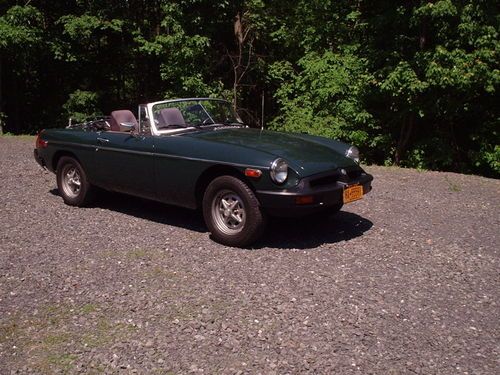 1980 mgb roadster low mileage driver