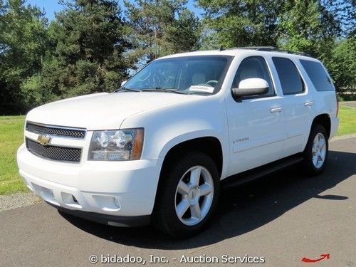 2008 chevrolet tahoe lt suv gm vortec 5.3l v8 320hp a/c 3rd row seating loaded