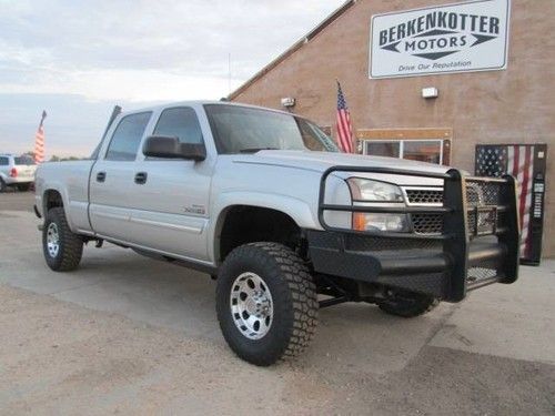 2005 chevrolet silverado 2500  crew cab 4x4 6.6l duramax turbo diesel lift bose