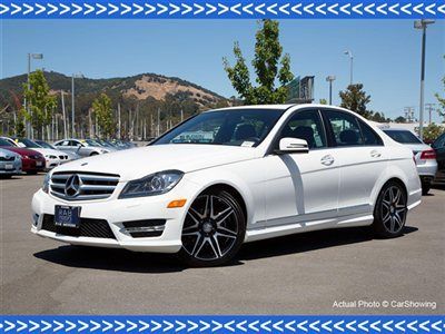 2013 c250: certified pre-owned, sport, keyless go, multimedia, lighting packages