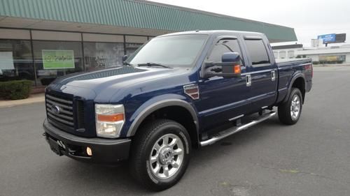 1 owner f-350 4x4 lariat crew cab 6.4l powerstroke twin turbo diesel no reserve