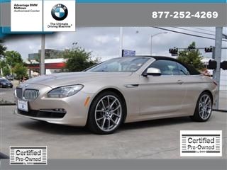2012 bmw certified pre-owned 6 series 2dr conv 650i